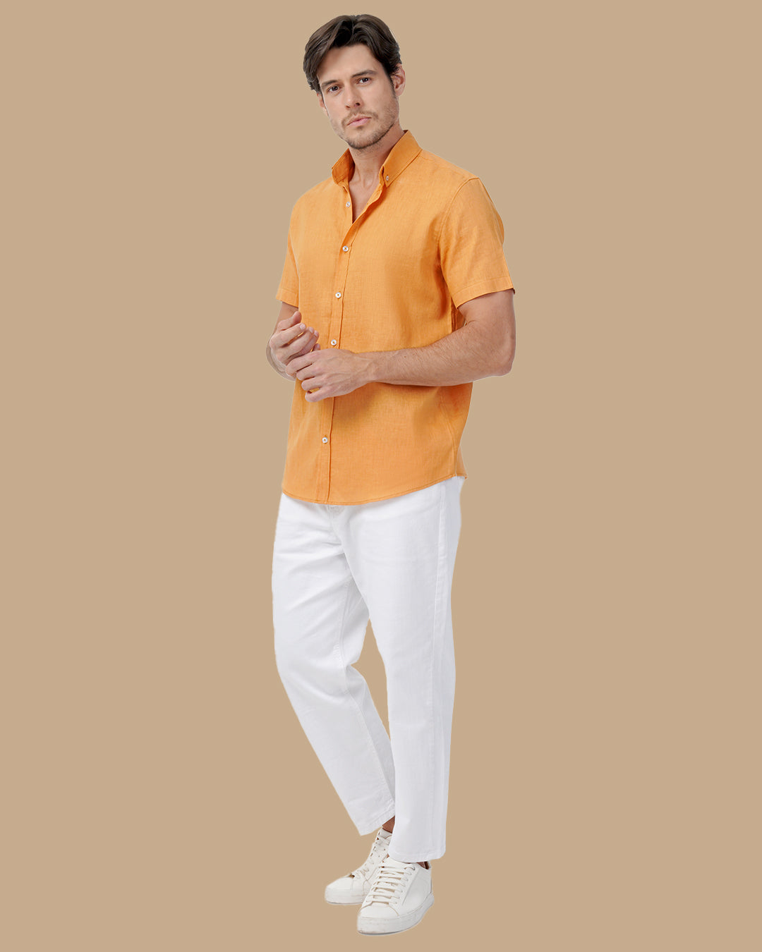 Light Havana Linen shirt