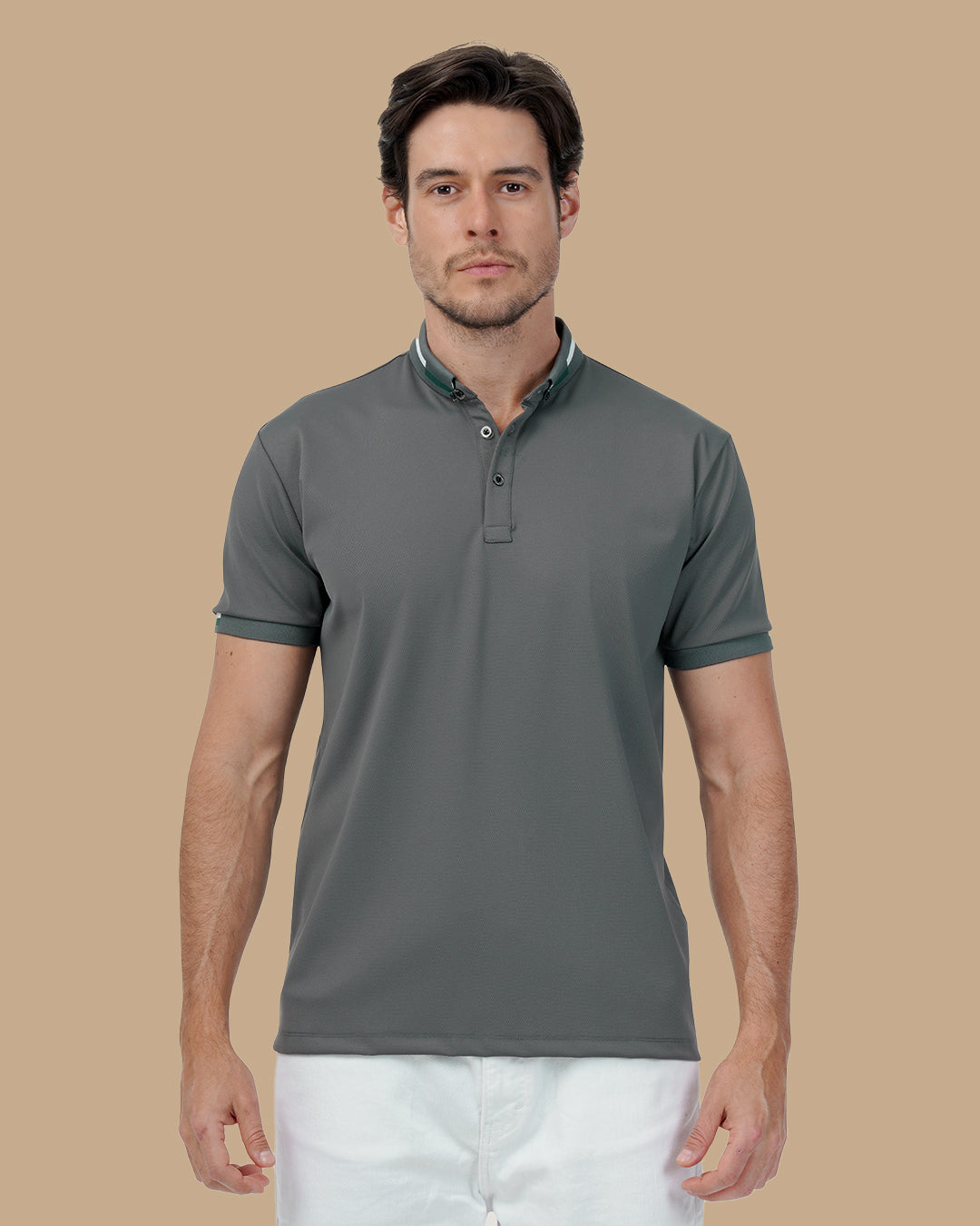 Oil Cotton Polo Shirt