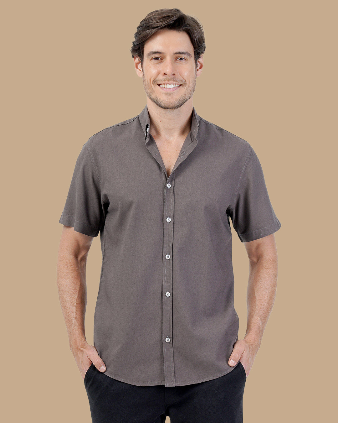 Charcoal Cotton shirt