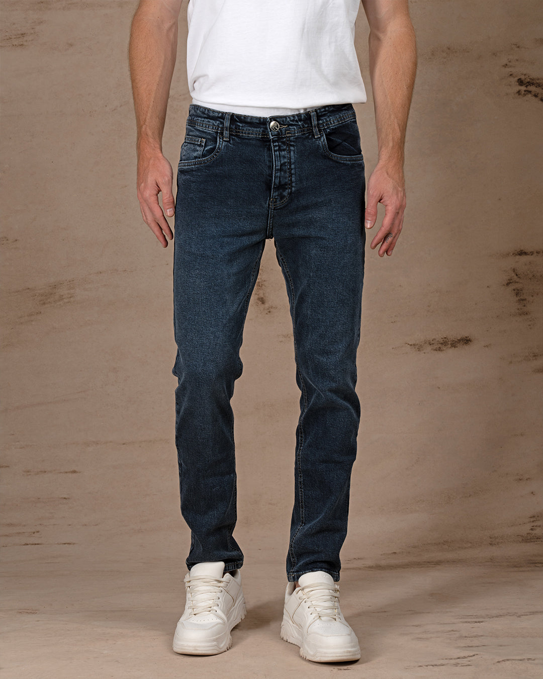 MEN'S SLIM FIT JEANS Blue Black