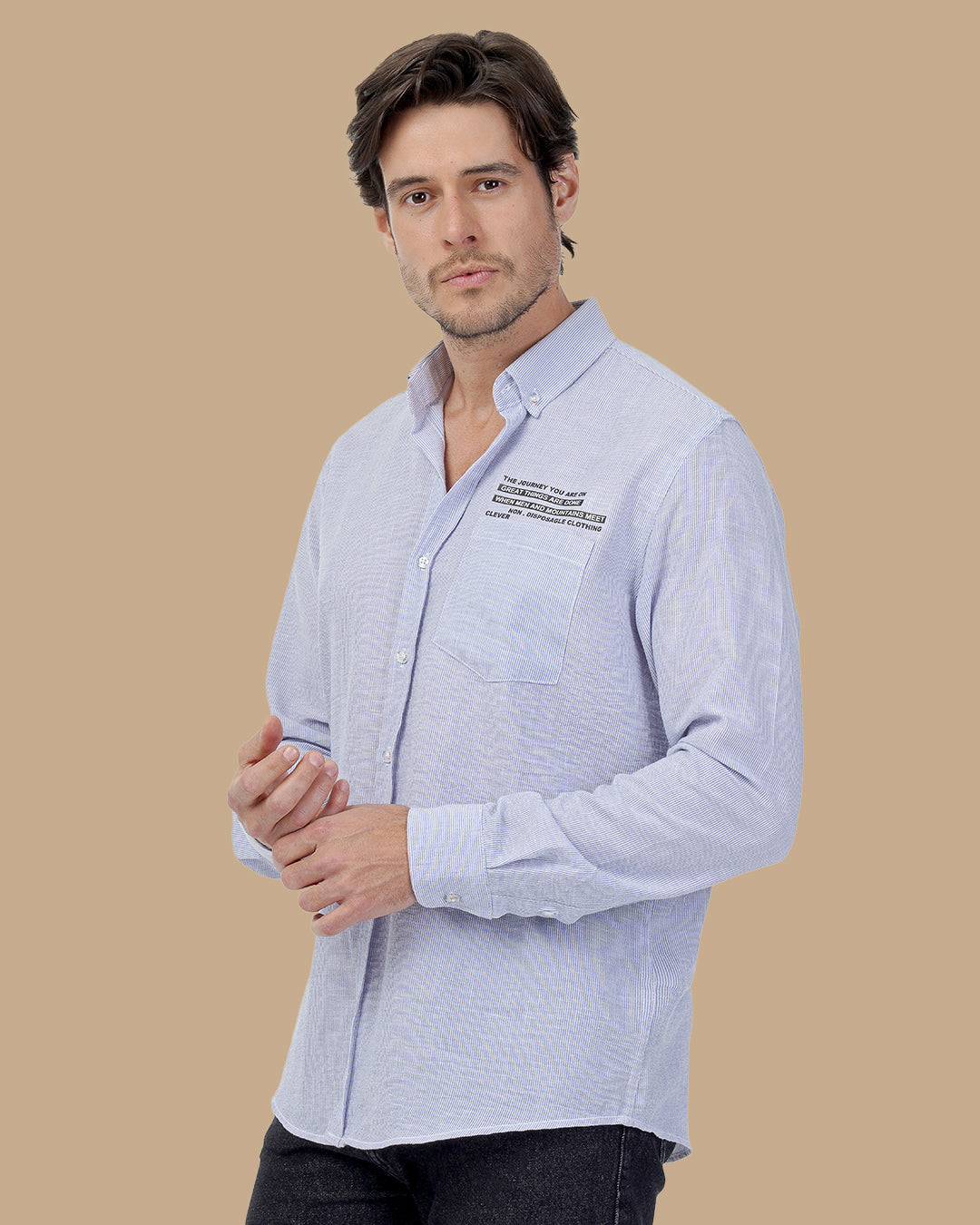 Blue Cotton shirt