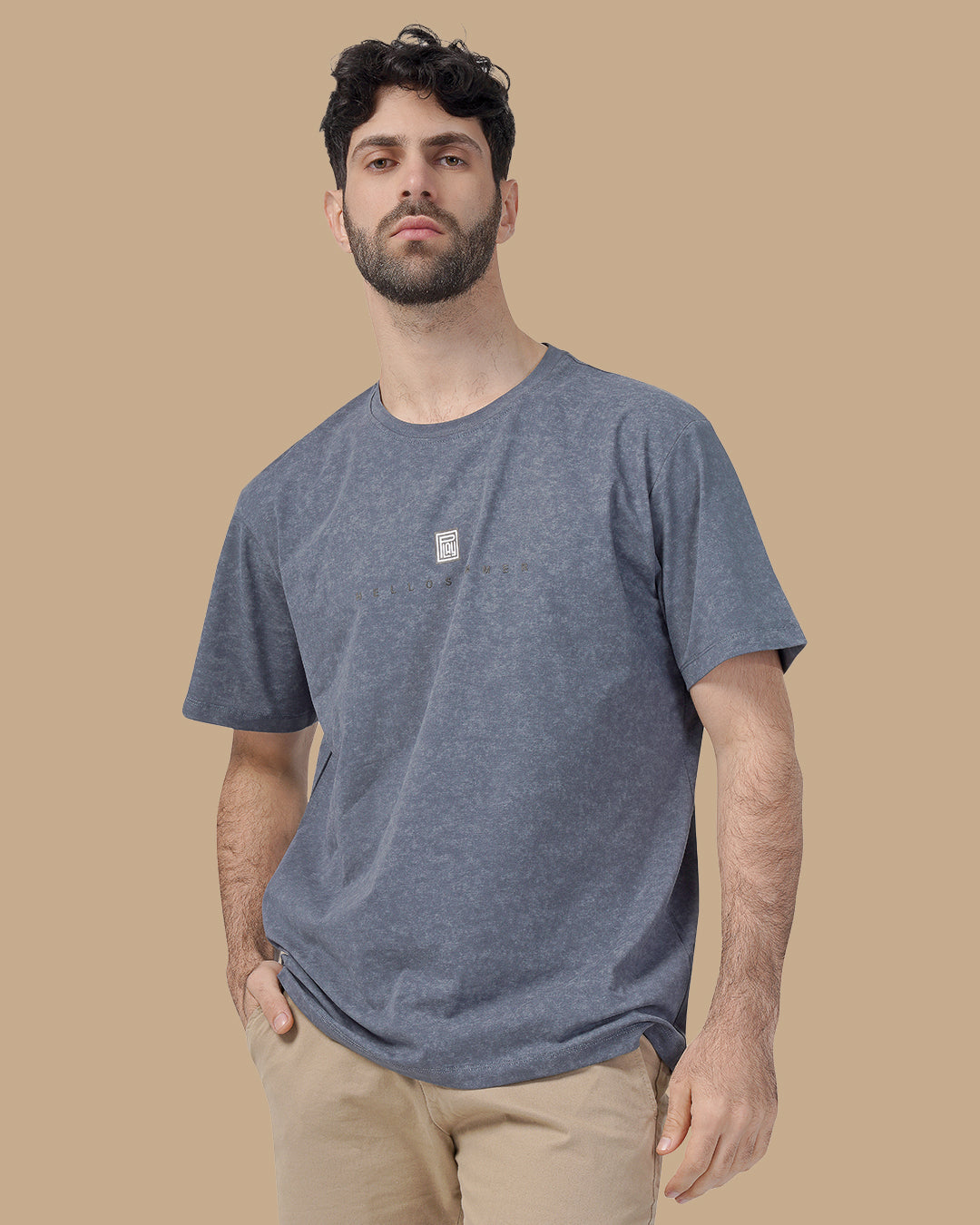 Petrol Cotton T-shirt