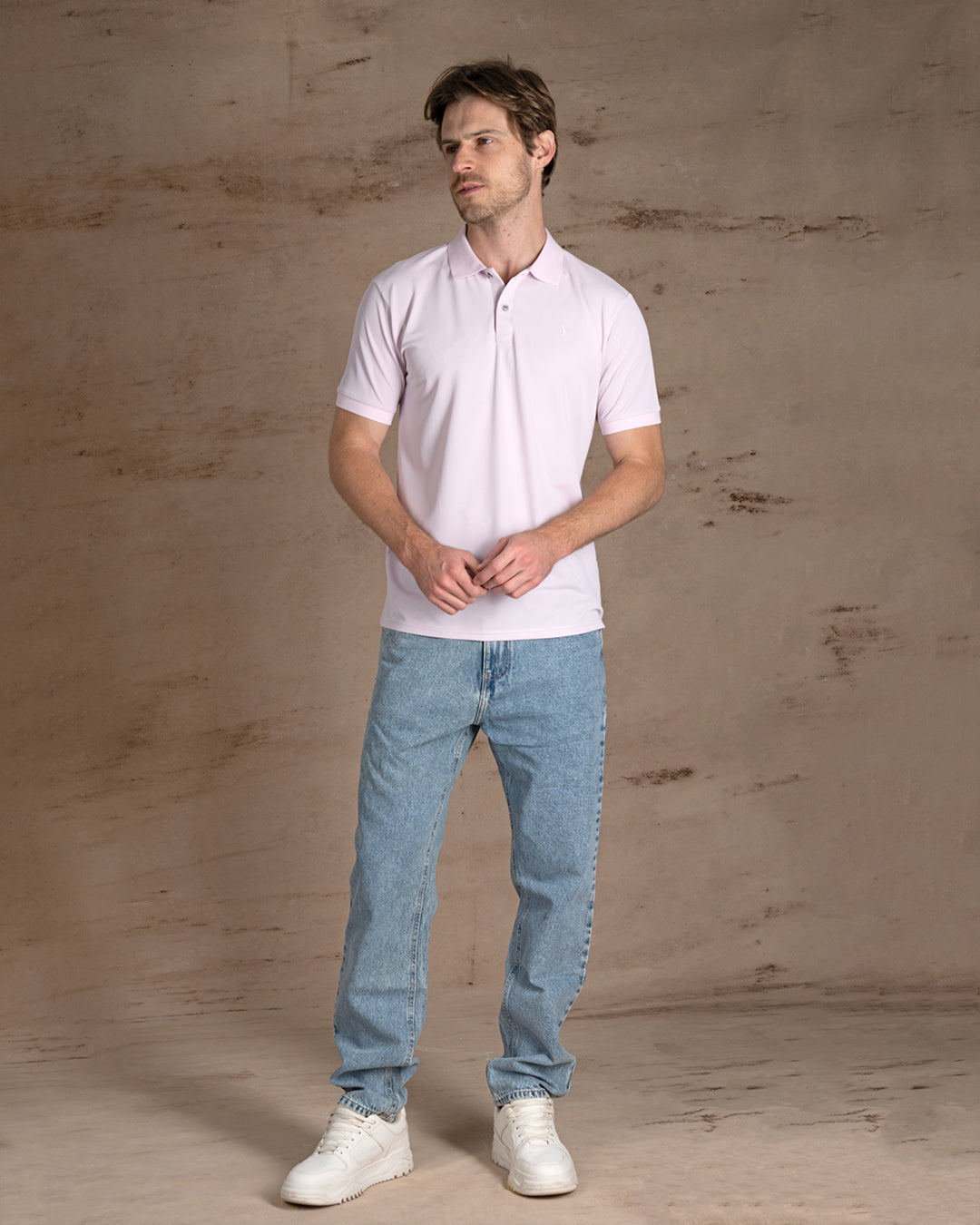 Light Move Cotton Knitted Polo Shirt Short sleeves