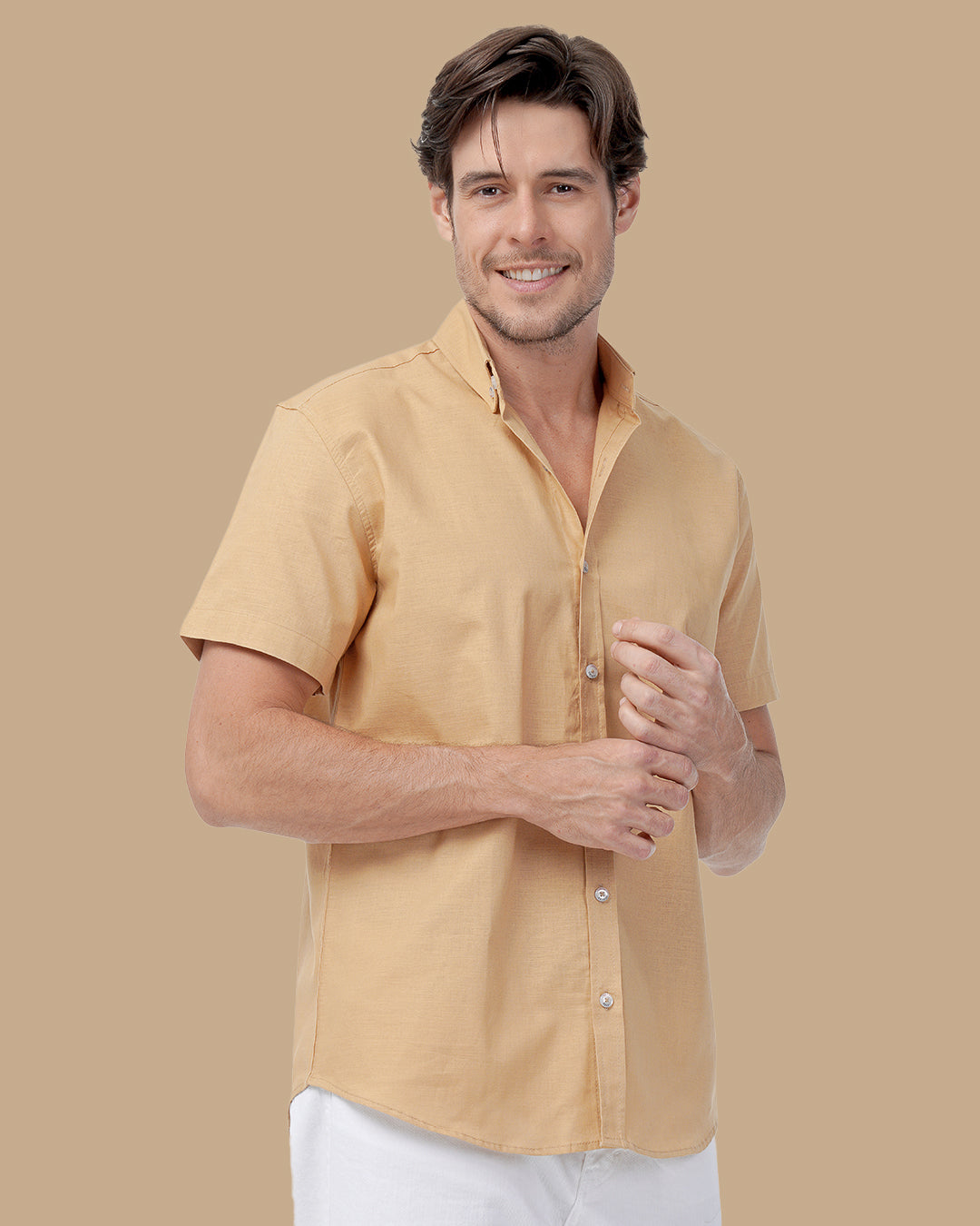 Beige Linen shirt
