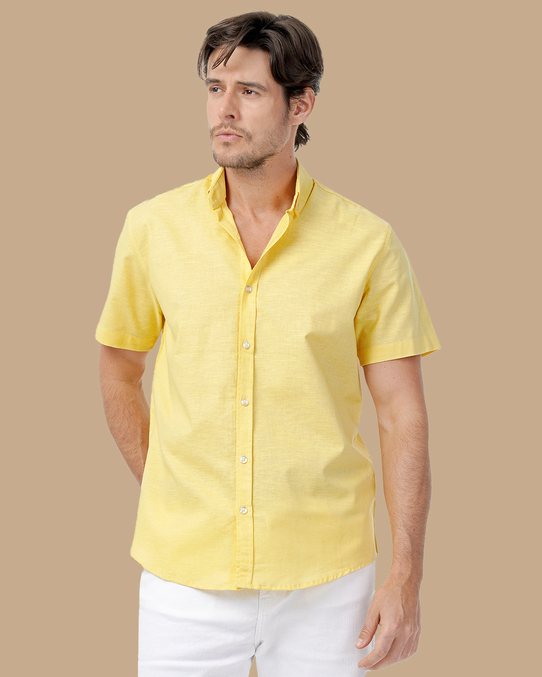 Yellow Linen shirt