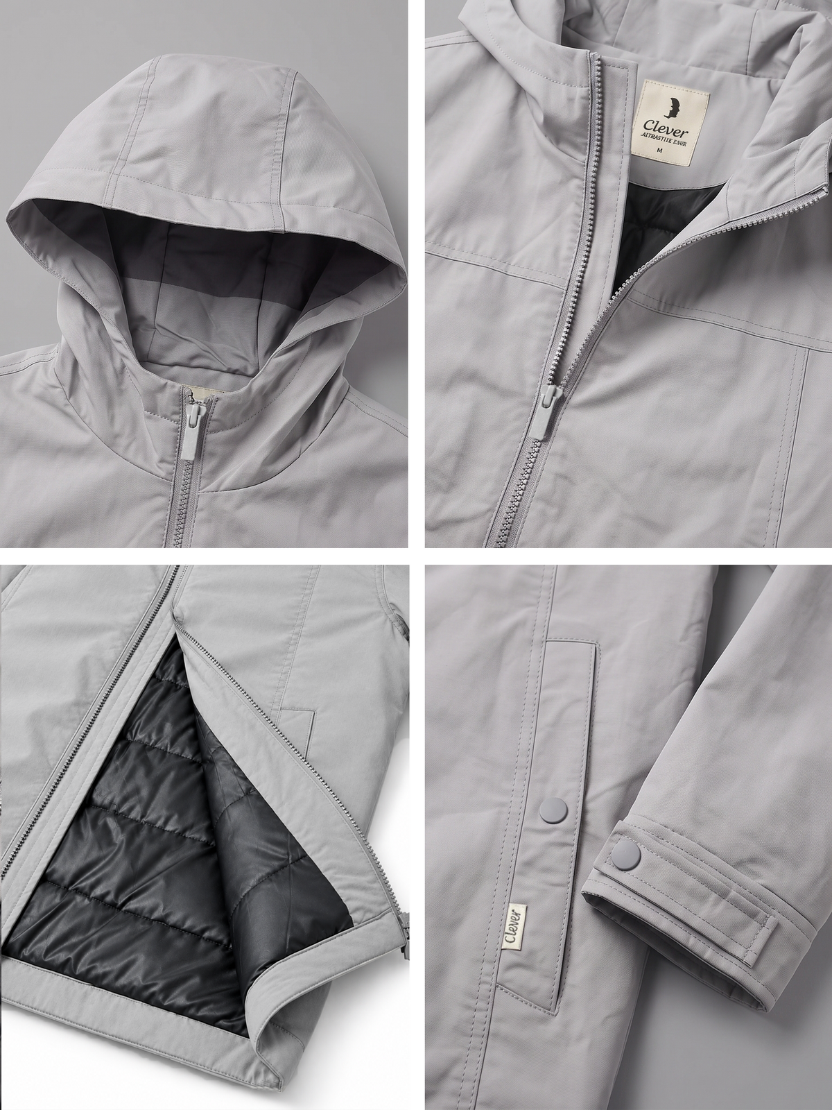 Practical jacket with hood -lead