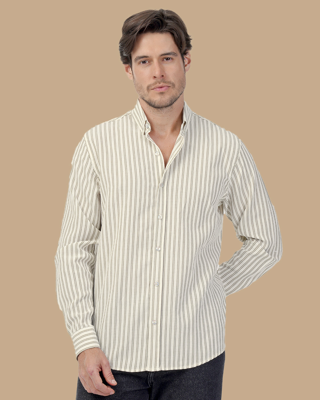 Light Olive Cotton shirt