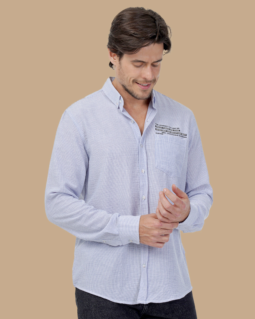 Blue Cotton shirt