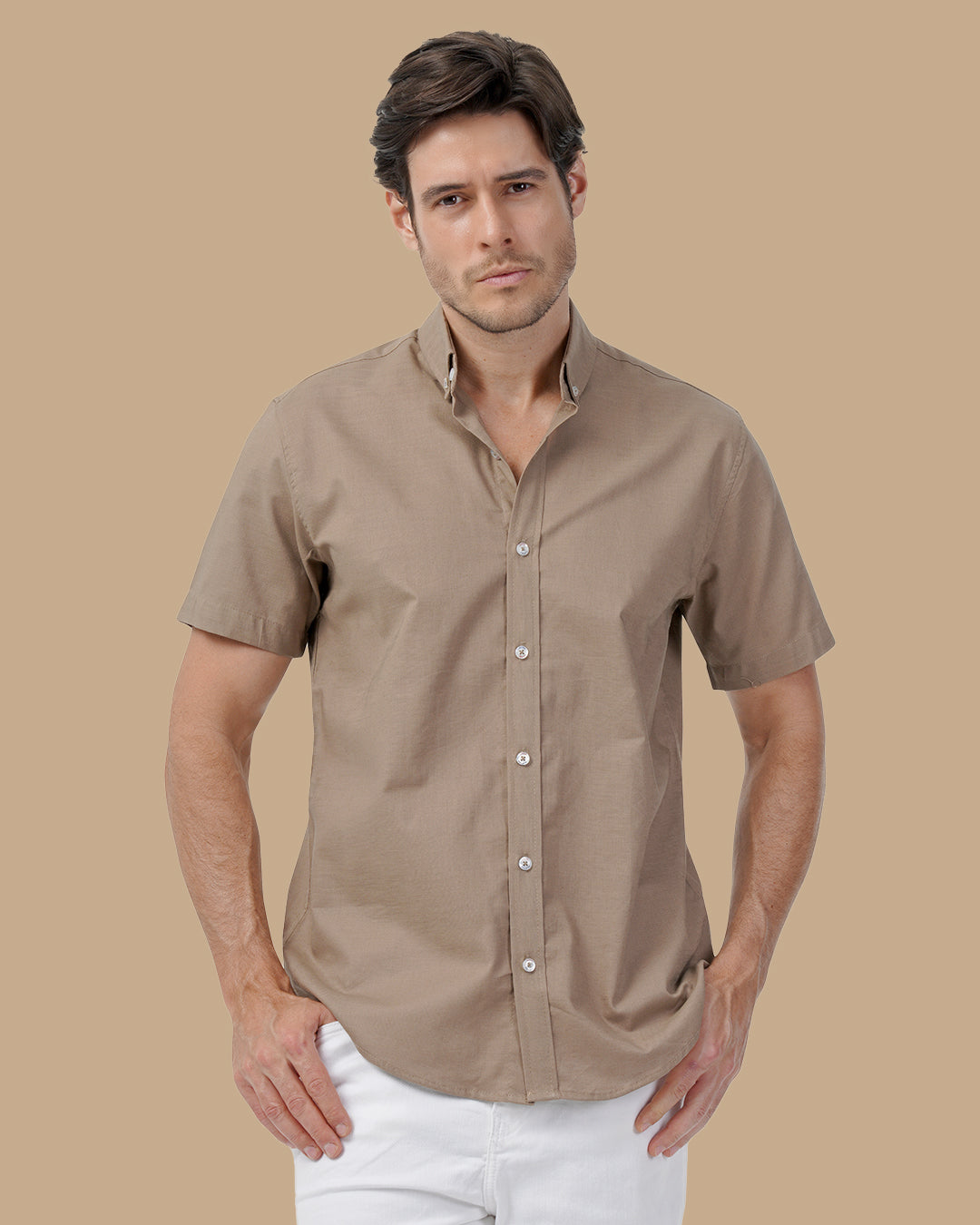Brown Linen shirt
