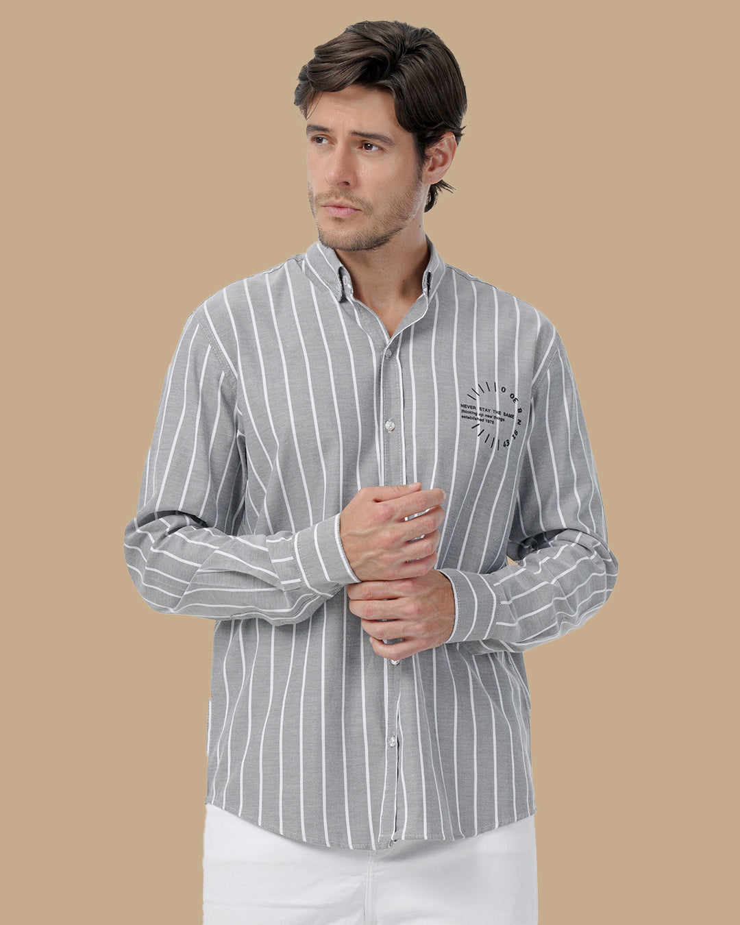 Black Cotton Big size shirt