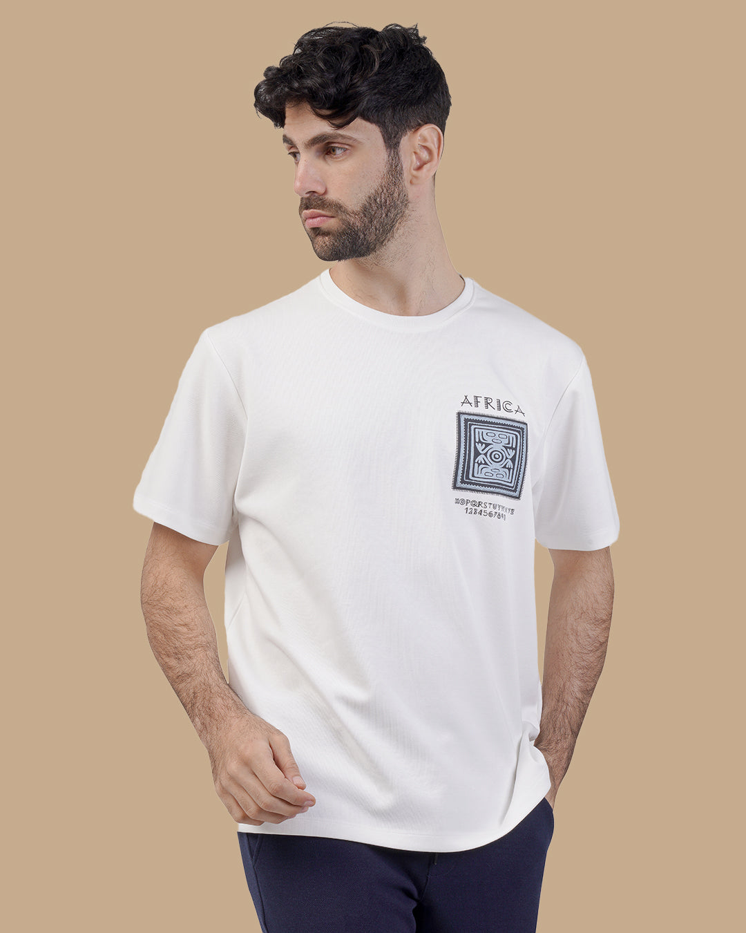 White Cotton T-shirt