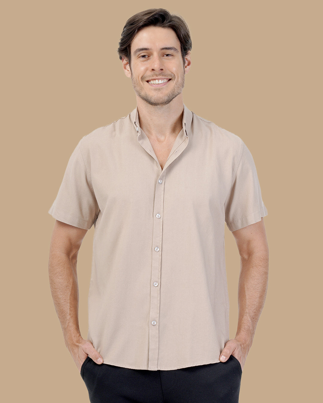 Caffee Cotton shirt
