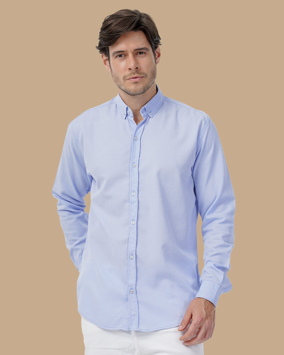 Baby Blue Cotton shirt
