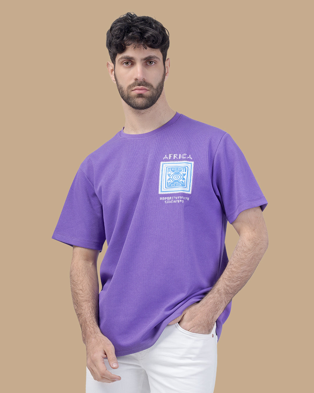 Mauve Cotton T-shirt