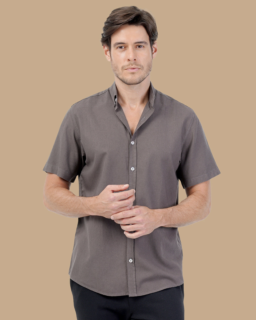 Charcoal Cotton shirt