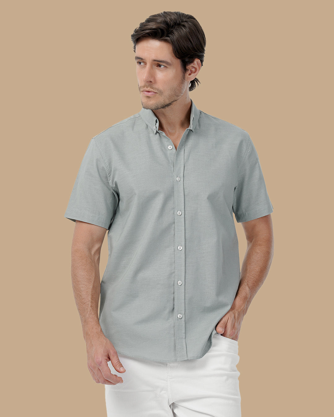 Gray Linen shirt