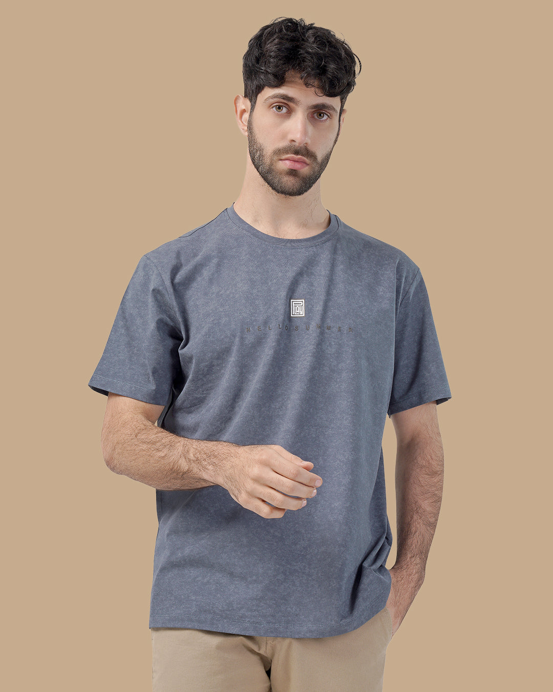 Petrol Cotton T-shirt