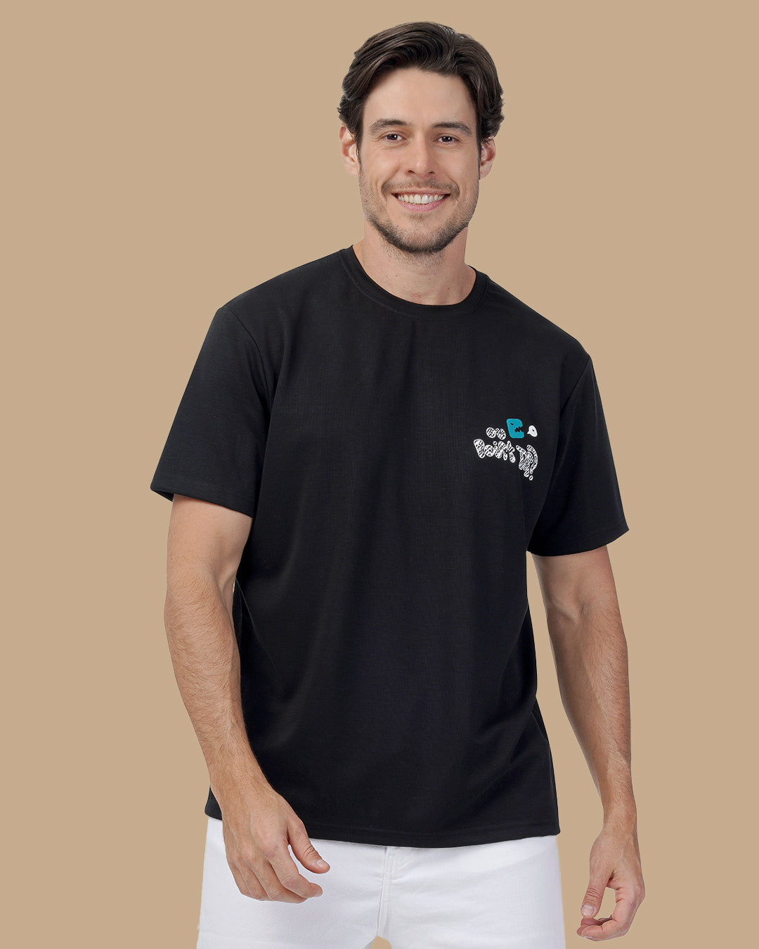 Black Cotton T-shirt