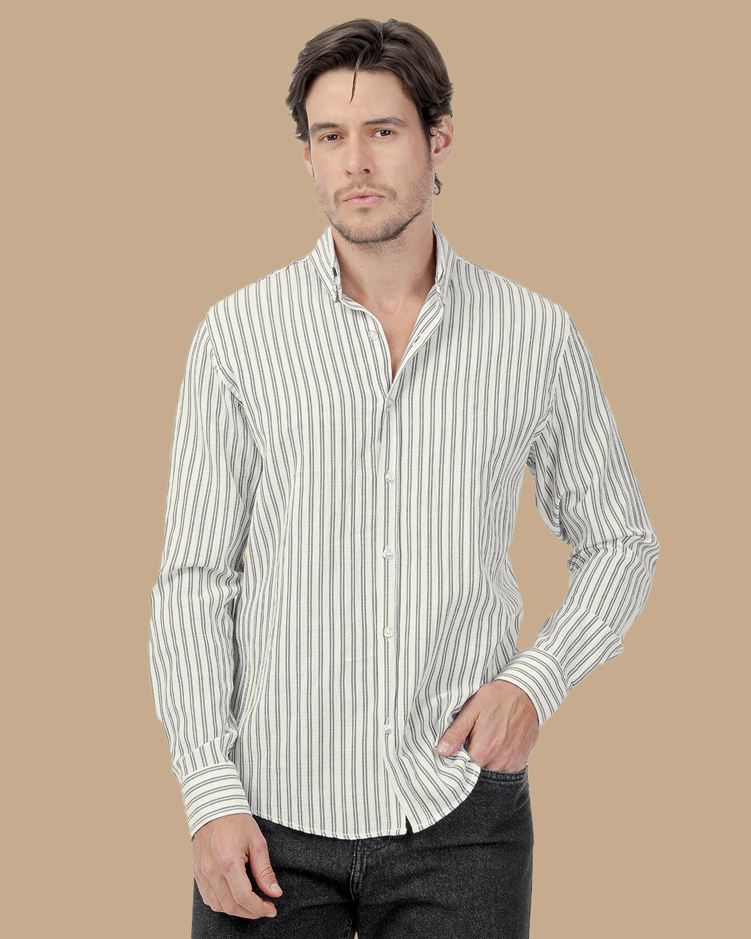 Dark Gray Cotton shirt