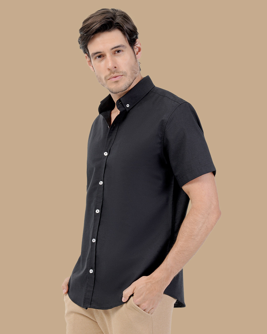 Black Linen shirt