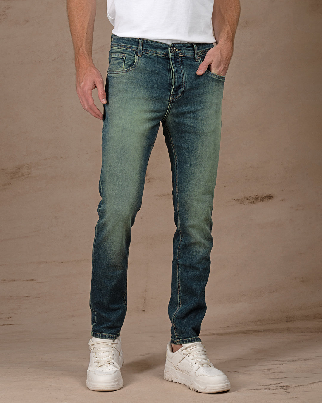 MEN'S SLIM FIT JEANS Desert Sand