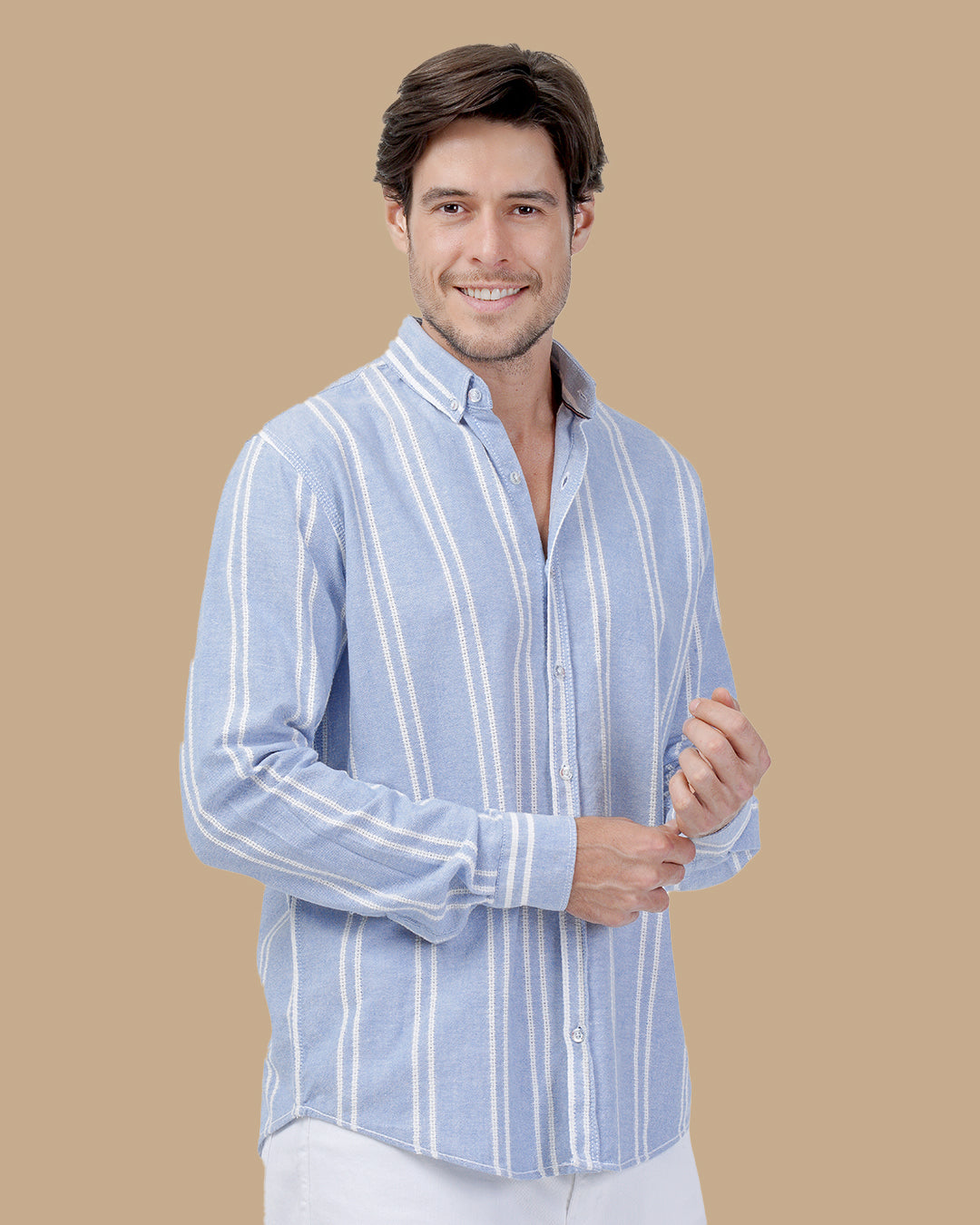 Baby Blue Cotton shirt