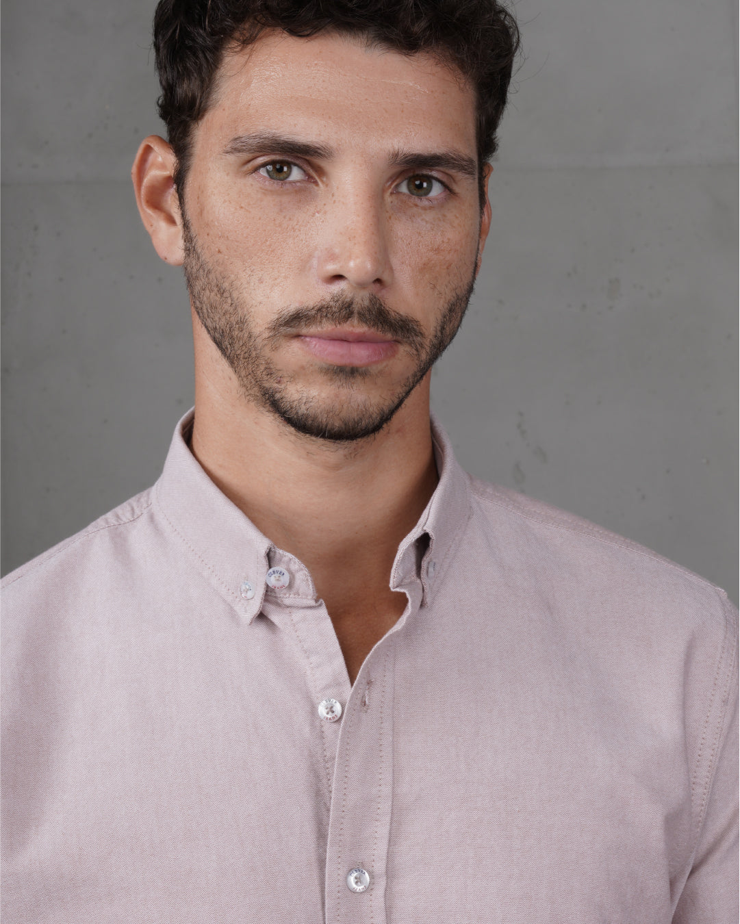 Rose Plain Cotton Shirt