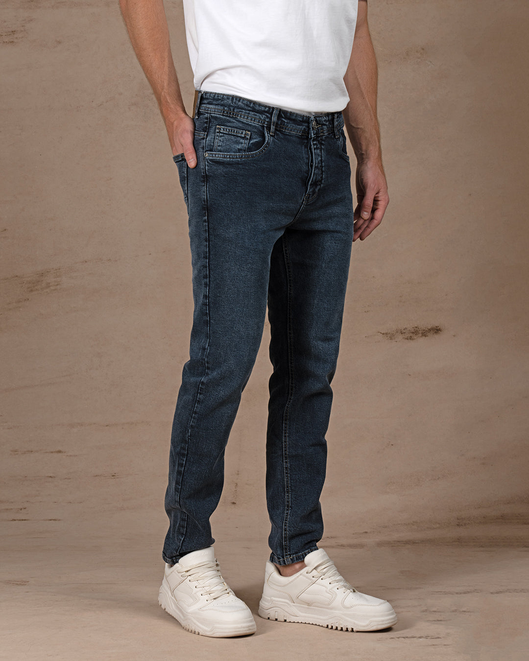 MEN'S SLIM FIT JEANS Blue Black