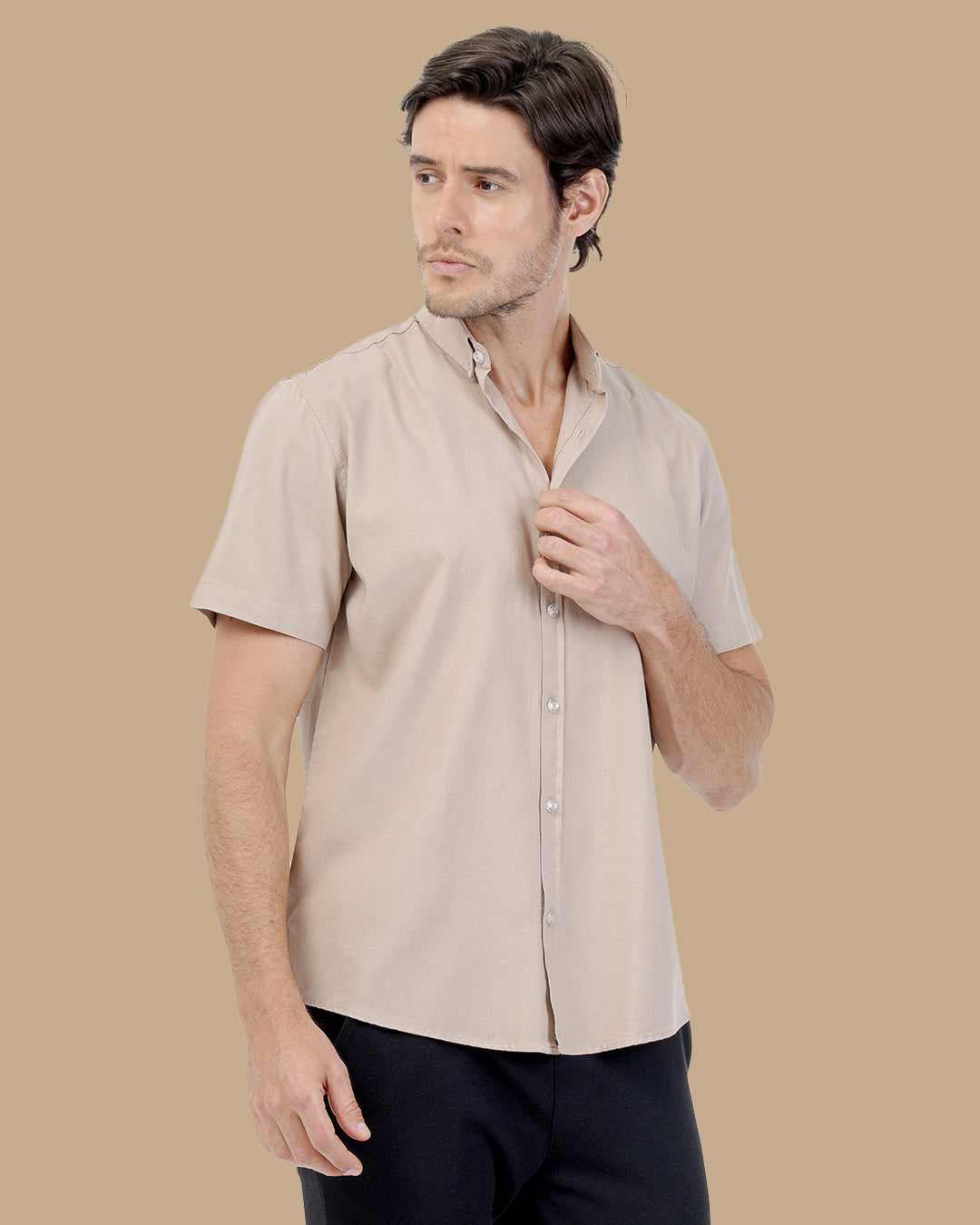 Caffee Cotton shirt