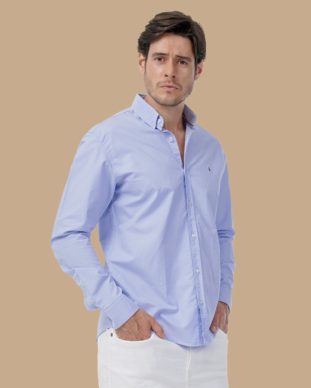 Baby Blue Cotton shirt