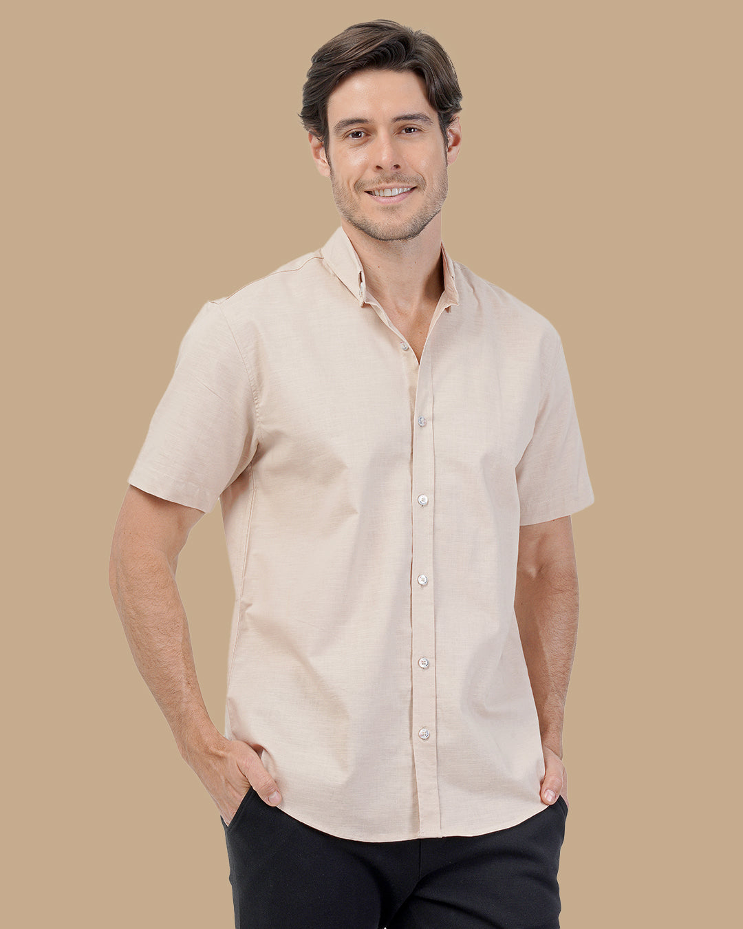 Light Beige Cotton shirt
