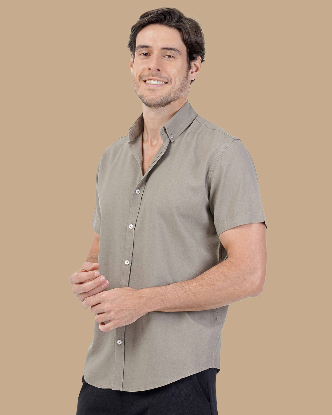 Gray Cotton shirt