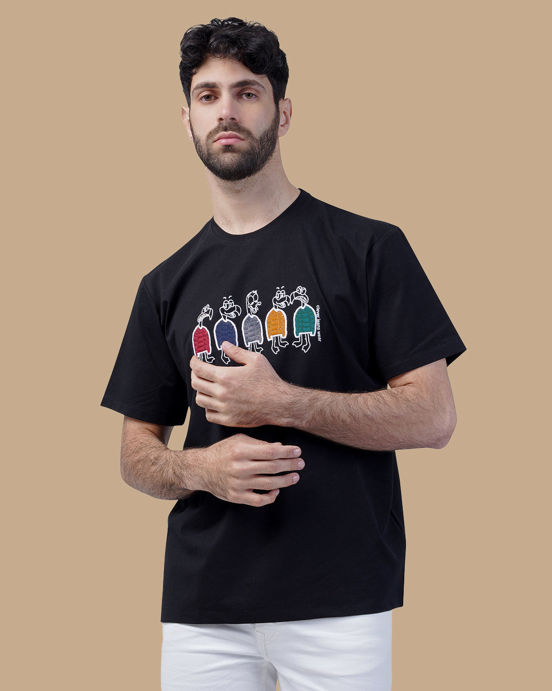 Black Cotton T-shirt