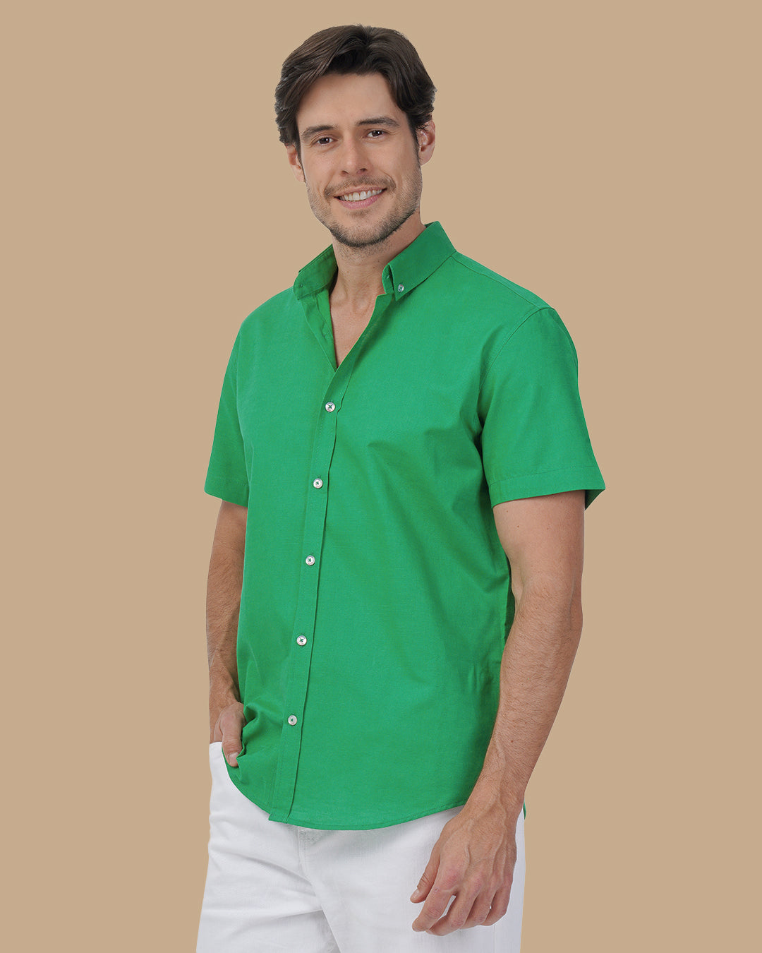Green Linen shirt