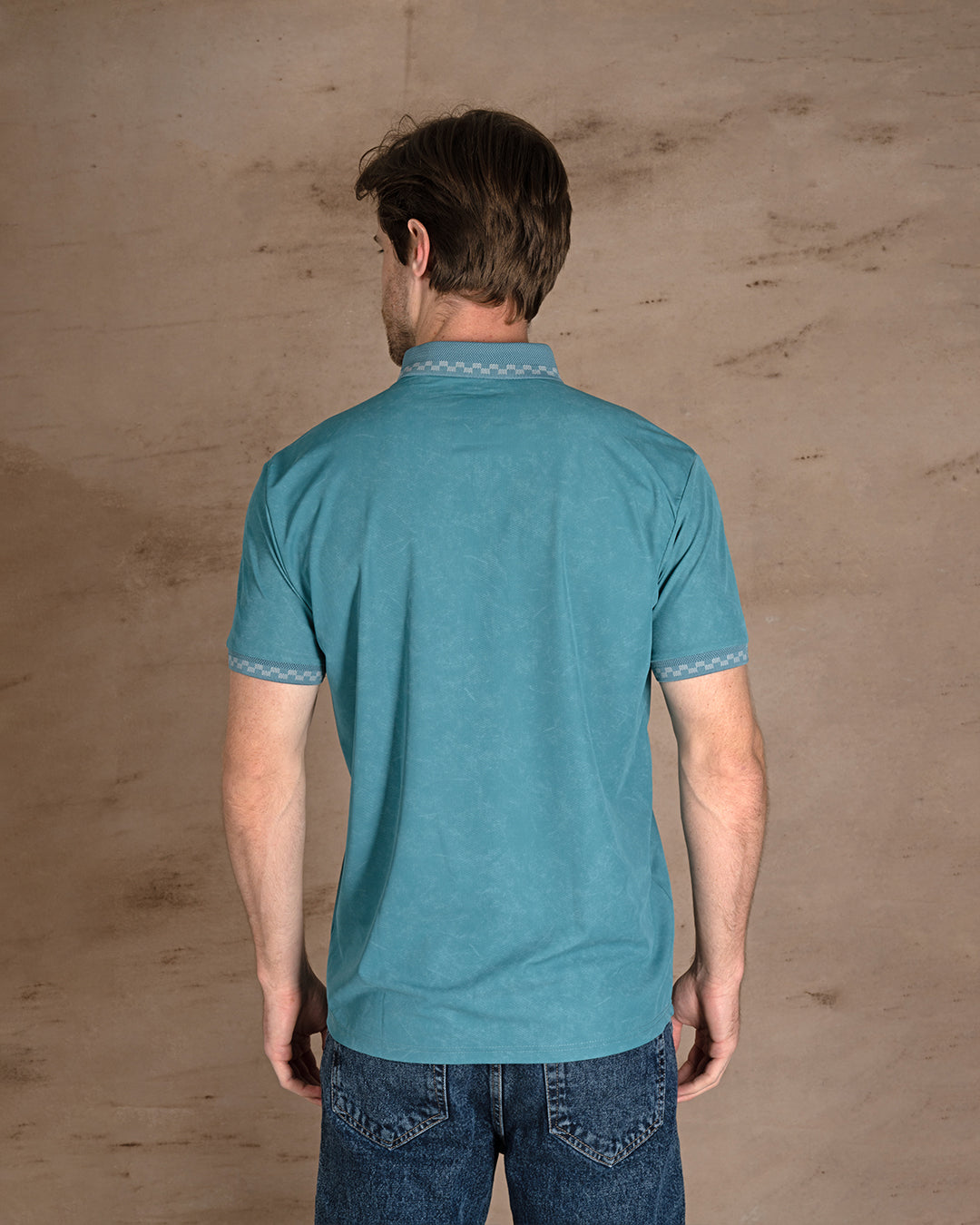 Dark Mint Turkish cotton Polo Shirt Short sleeves