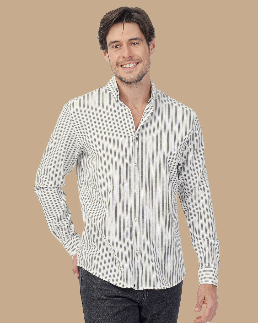 Dark Gray Cotton shirt