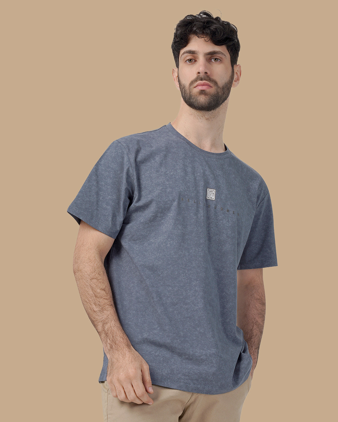 Petrol Cotton T-shirt