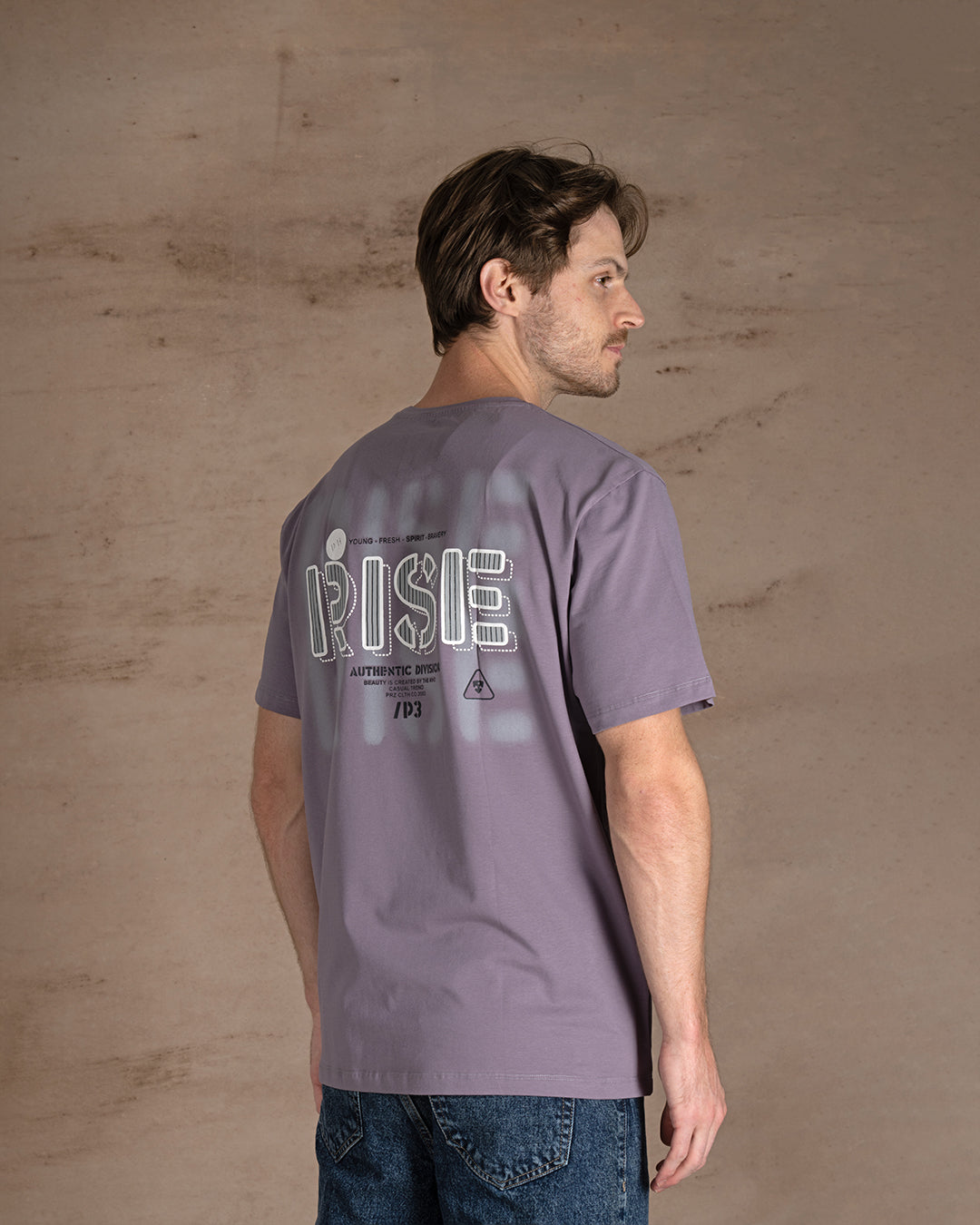 Move Dual-sided printed Cotton T-shirt