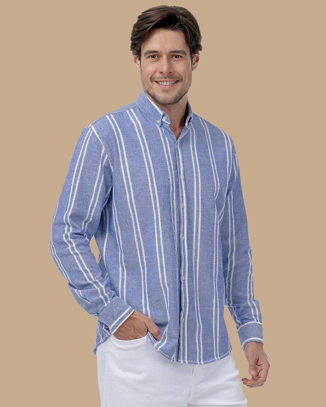 Blue Cotton shirt