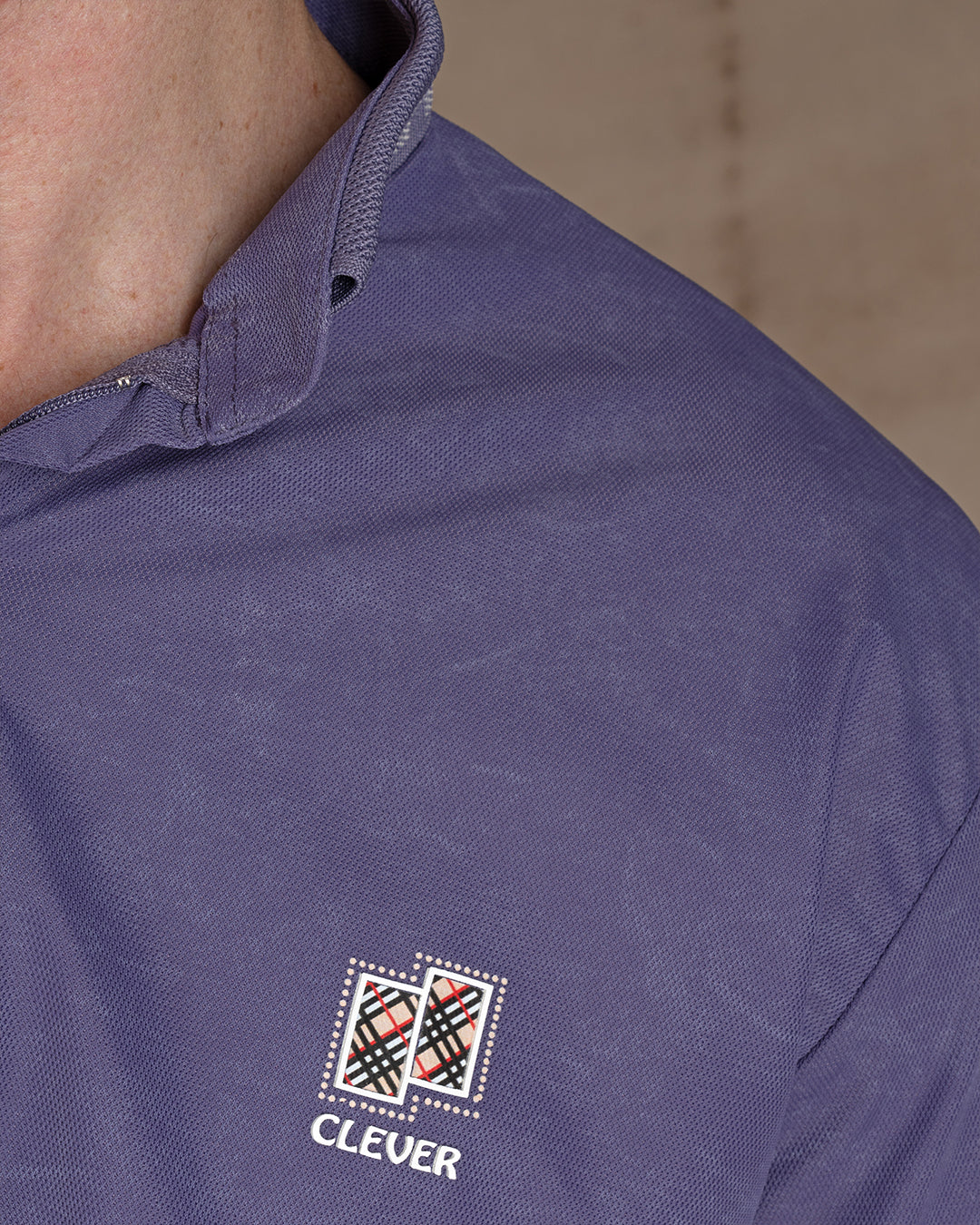 Mauve Turkish cotton Polo Shirt Short sleeves