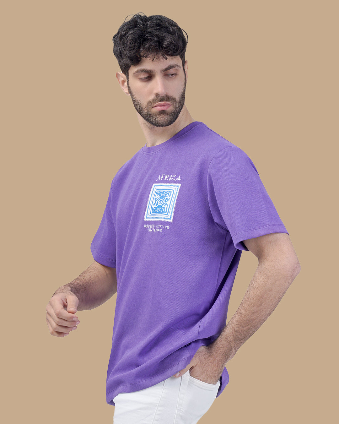 Mauve Cotton T-shirt