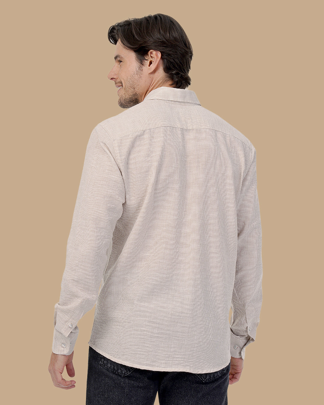 Light Brown Cotton shirt
