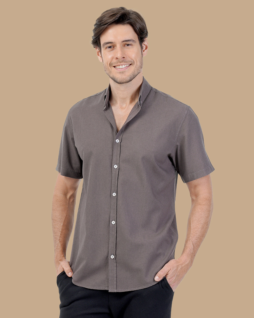 Charcoal Cotton shirt