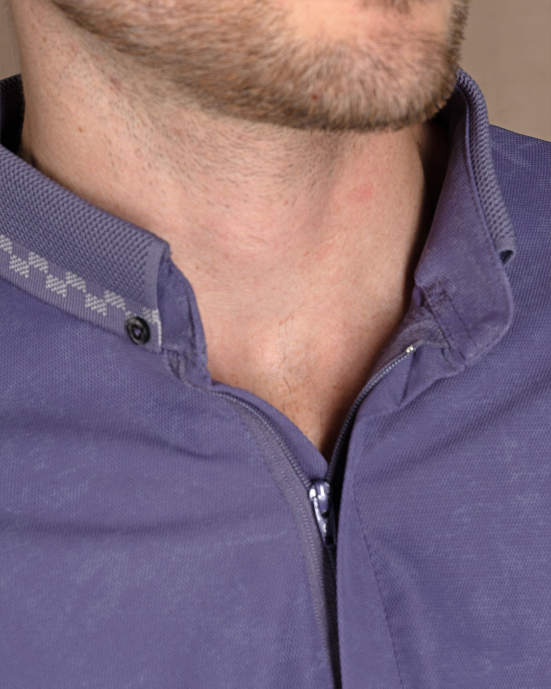 Mauve Turkish cotton Polo Shirt Short sleeves