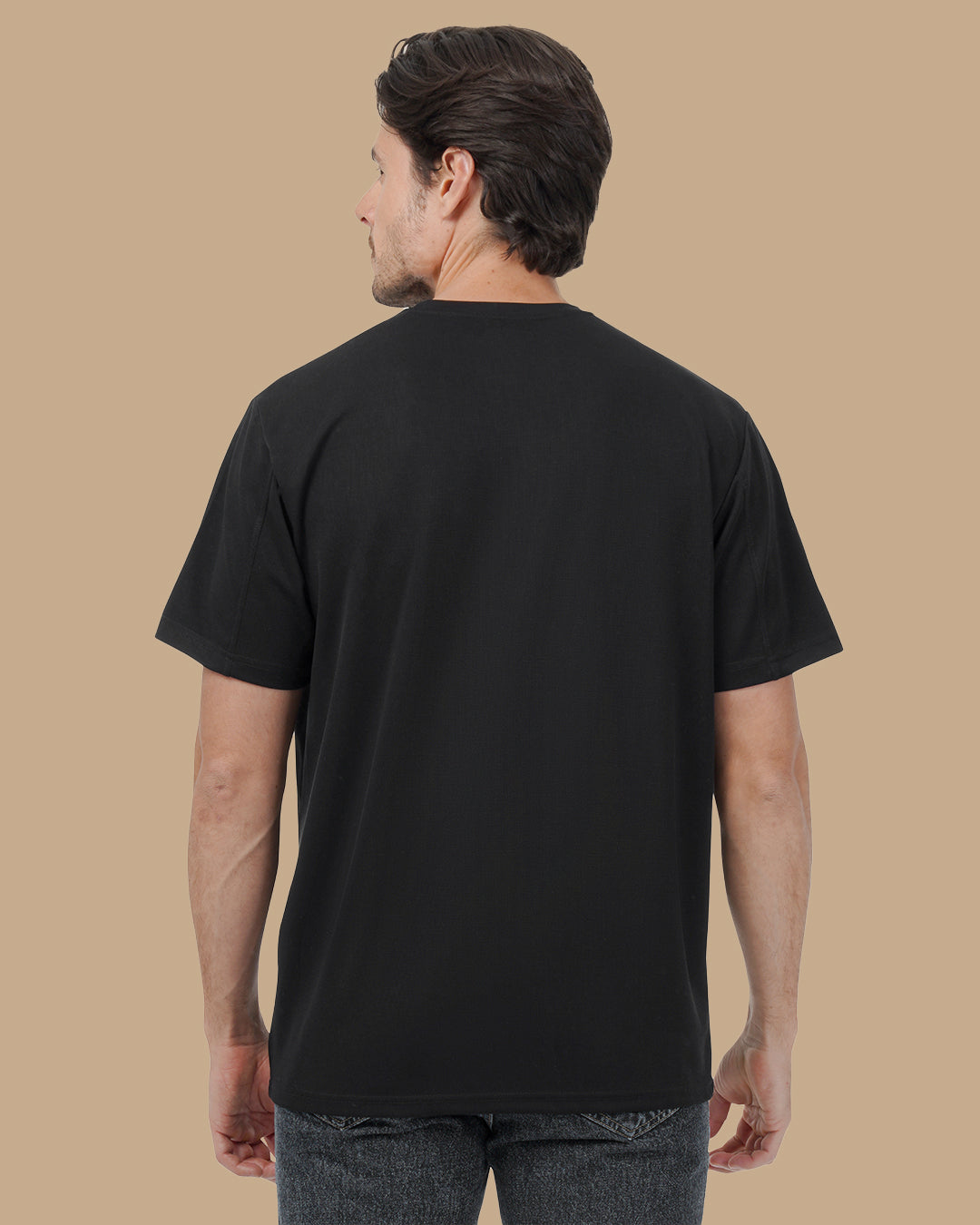 Black Cotton T-shirt