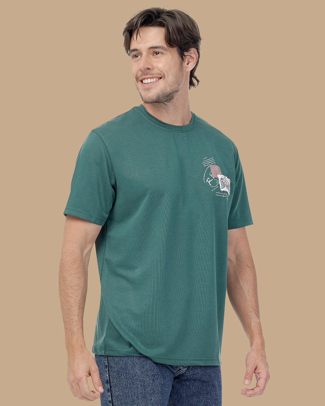 Royal Green Cotton T-shirt