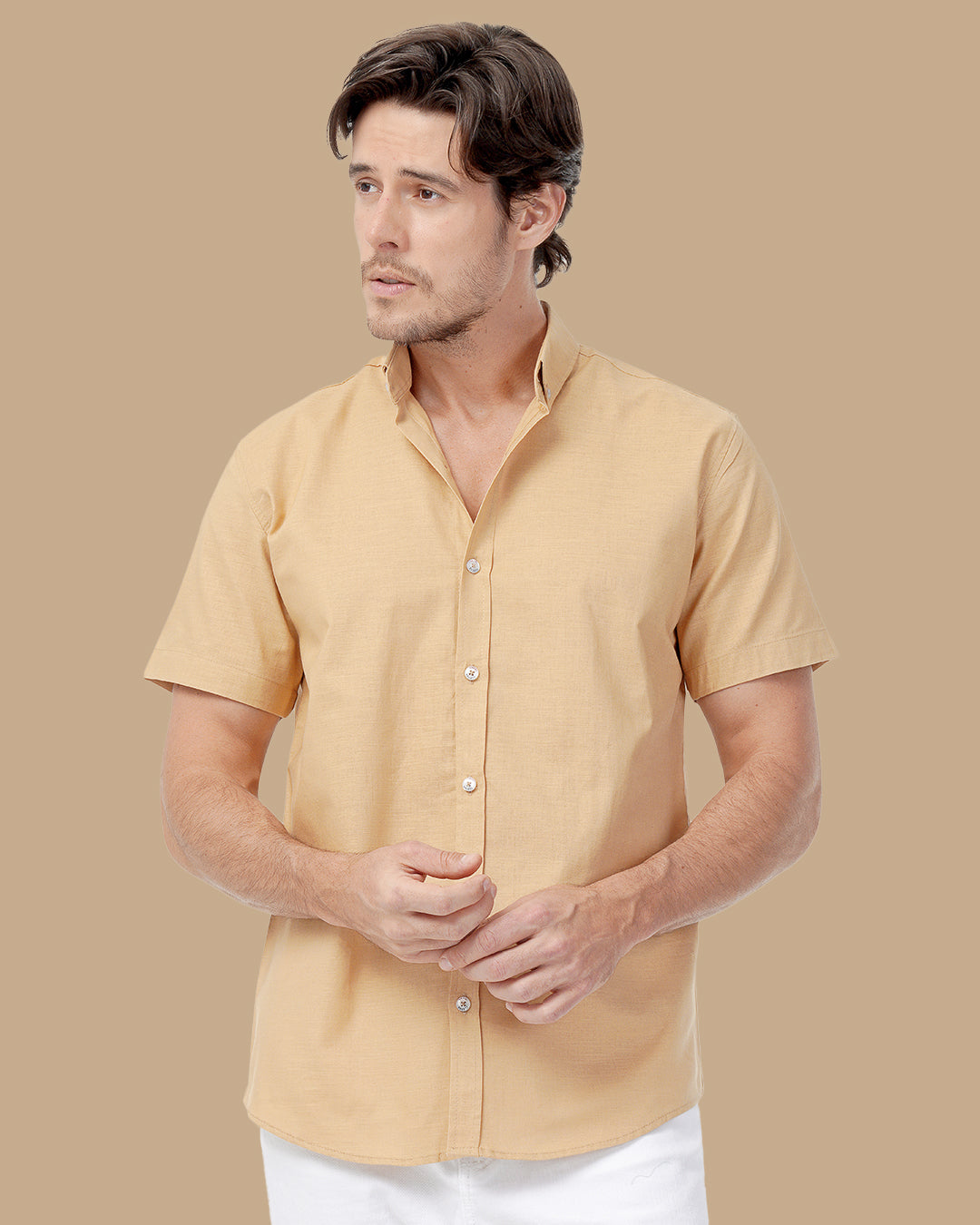 Beige Linen shirt