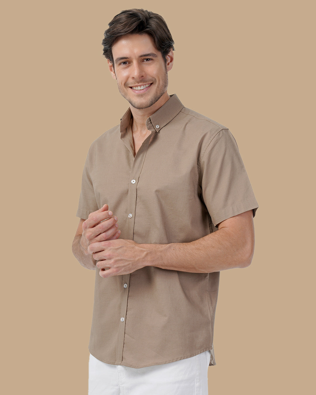 Brown Linen shirt
