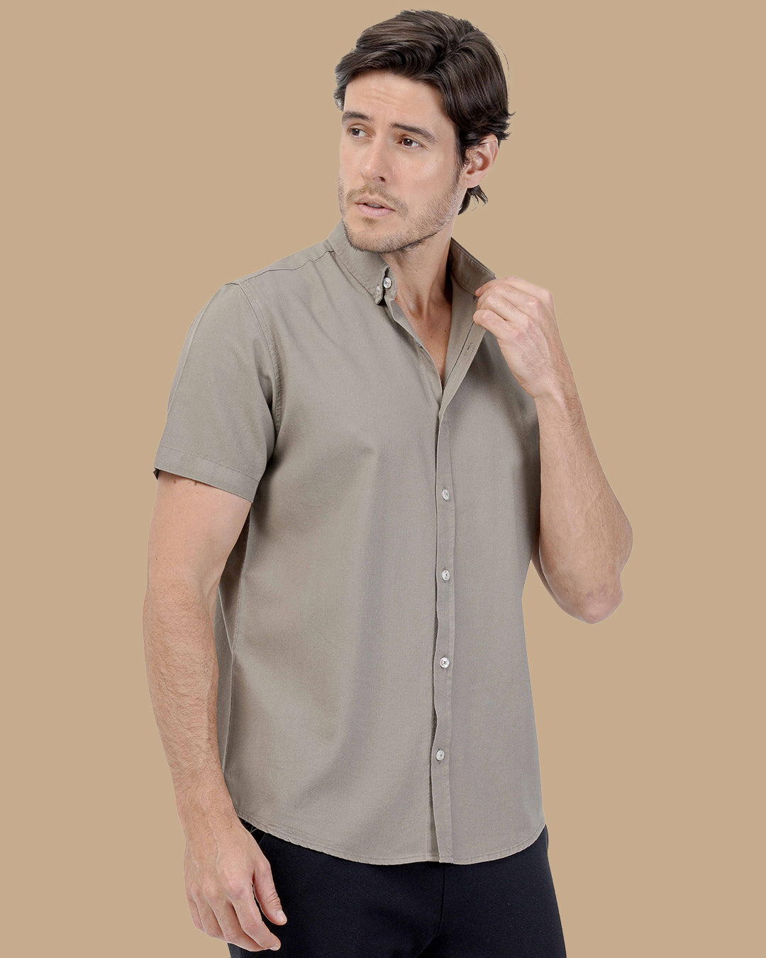 Gray Cotton shirt