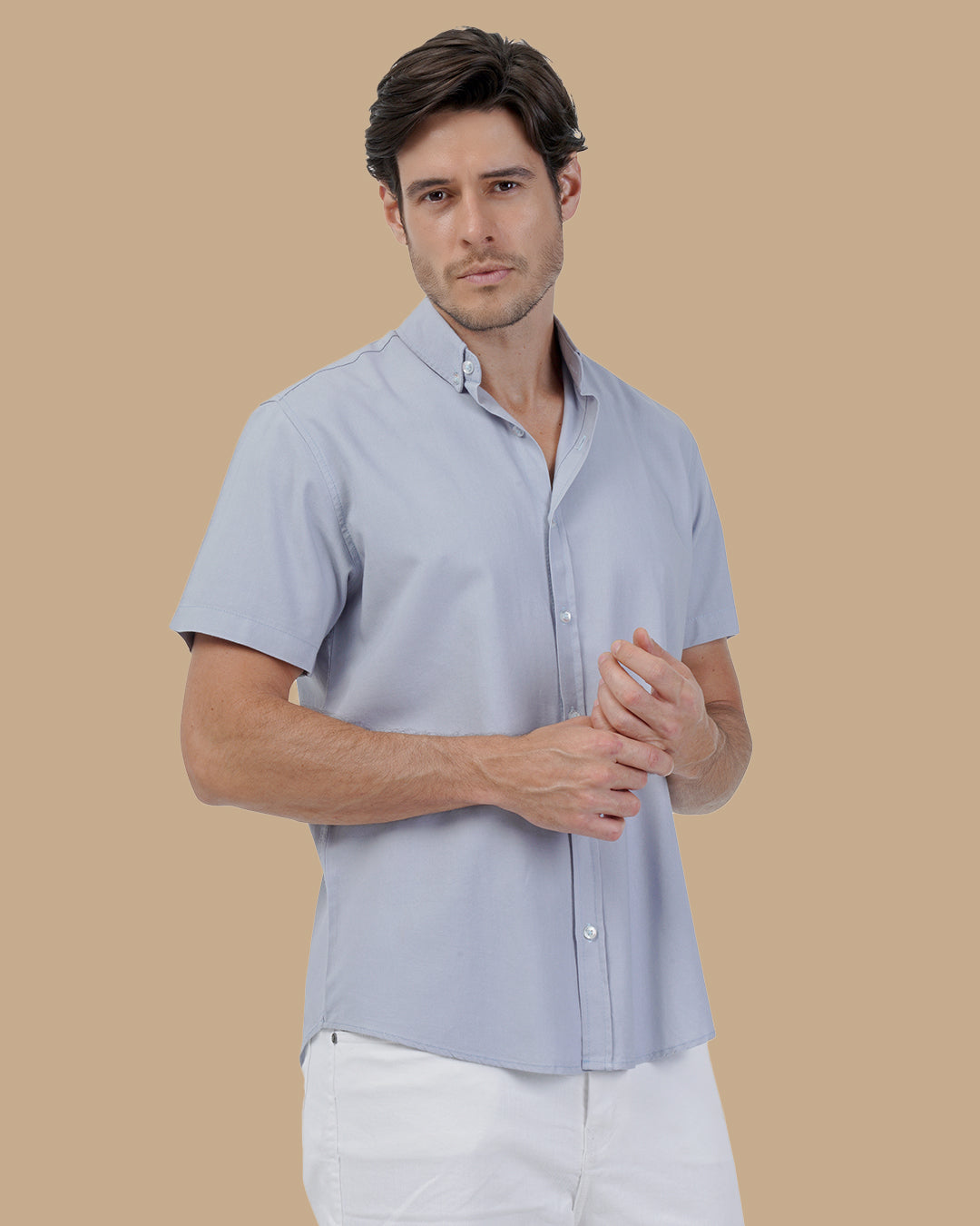 Baby Blue Cotton shirt
